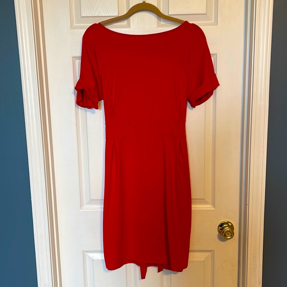 NWOT Red Dress with pockets